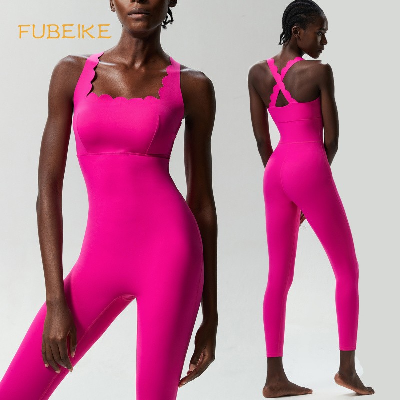 Pilates Yoga Jacket - FUBEIKE Küçük Dalga Güzellik Geri Yoga